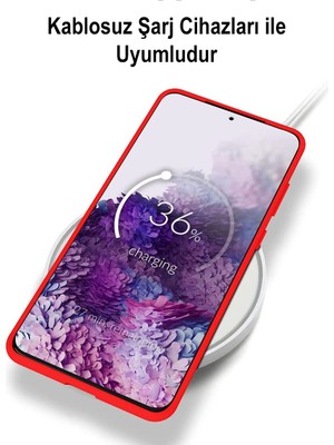 Caseart Samsung Galaxy A23 Kapak Içi Kadife Kamera Korumalı Lansman Silikon Kılıf - Neon Pembe