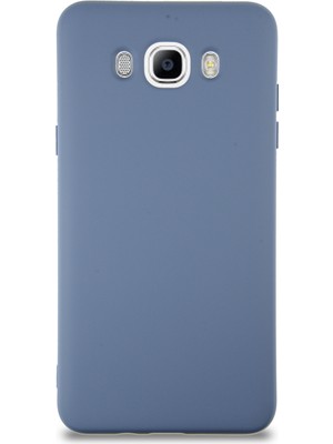 Caseart Samsung Galaxy J7 2016 Kapak Içi Kadife Lansman Silikon Kılıf - Petrol Mavisi