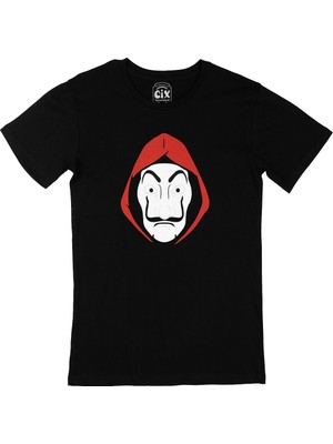 Cix La Casa Maskeli Siyah T-Shirt