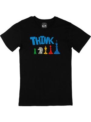 Cix Satranç Siyah T-Shirt