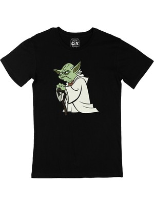 Cix Star Wars Yoda Siyah T-Shirt
