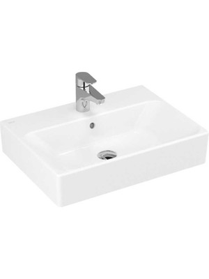 Vitra Nuo 60 cm Orta Armatür Delikli Lavabo 7435B003-0631