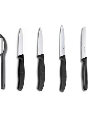 Victorinox Swissclassic Soyacaklı Siyah Bıçak Seti