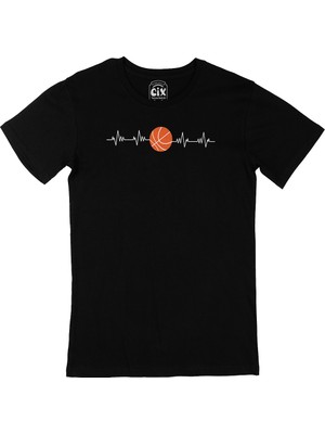 Cix Basketbol Aşkı Siyah T-Shirt