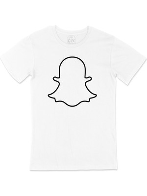 Cix Snapchat Hayalet Logolu Tişört