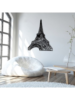Baupor Eyfel Kulesi Metal Duvar Dekoru