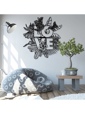 Baupor Ormanda Aşk Metal Duvar Dekoru