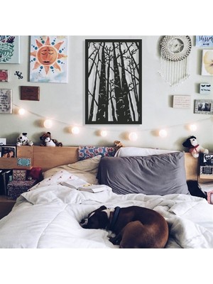 Baupor Orman Metal Duvar Dekoru