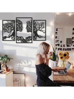 Baupor Face's Of Autumn Metal Duvar Dekoru