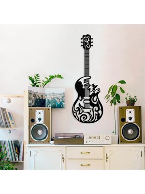 Baupor Gitar Metal Duvar Dekoru