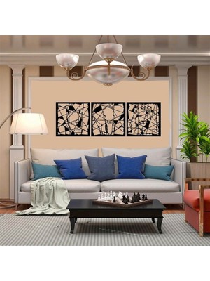 Baupor 3'lü Hayvan Metal Duvar Dekoru