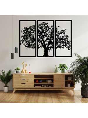 Baupor Metal Ağaç Duvar Dekoru