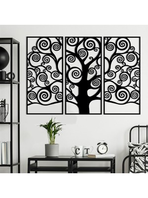 Baupor Gustav Kilimt Hayat Ağacı  Metal Duvar Dekoru