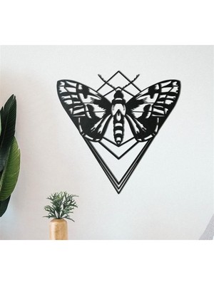 Baupor Minimalist Kelebek Metal Duvar Dekoru
