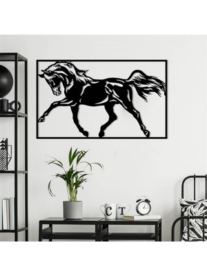 Baupor Horse ( At ) Metal Duvar Dekoru