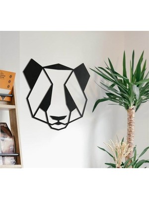 Baupor Panda Metal Duvar Dekoru