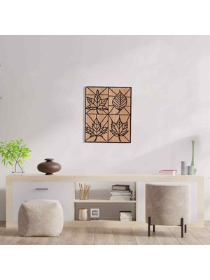 Baupor Yaprak Metal Duvar Dekoru