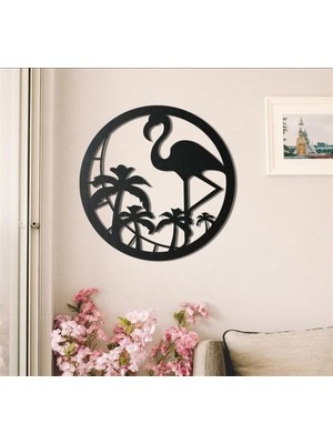 Baupor Flamingo 2 Metal Duvar Dekoru