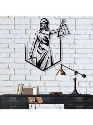 Baupor Themis Lady Justice Duvar Dekoru