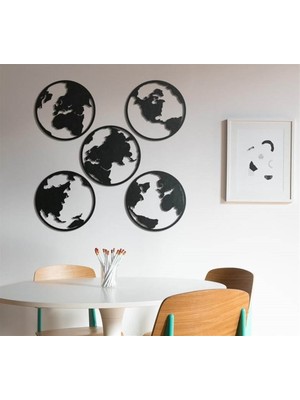 Baupor Mercator Metal Duvar Dekoru