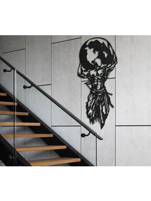 Baupor Atlas Metal Duvar Dekoru