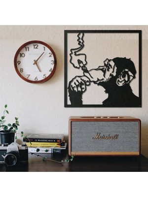 Baupor Monkey Metal Duvar Dekoru