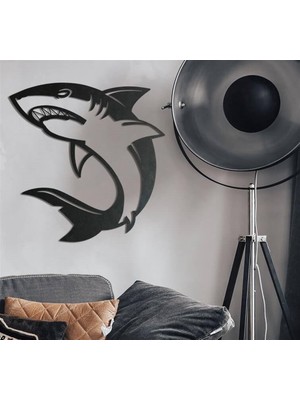 Baupor Köpekbalığı Metal Duvar Dekoru