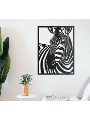 Baupor Zebra Metal Duvar Dekoru