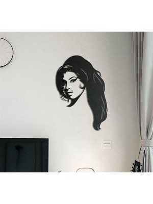 Baupor Amy Winehouse Metal Duvar Dekoru