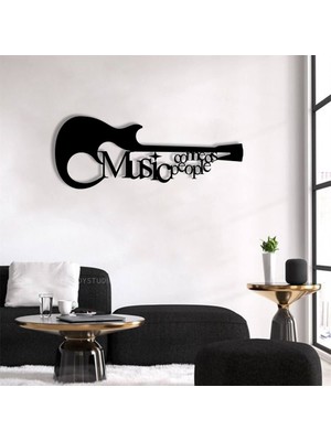 Baupor Rock Müzik Metal Duvar Dekoru