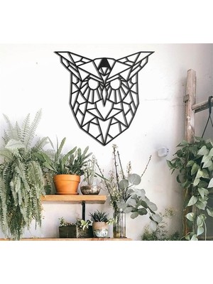 Baupor Baykuş Metal Duvar Dekoru