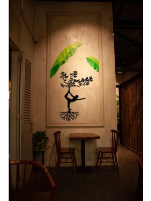 Baupor Yoga Metal Duvar Dekoru