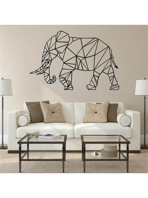 Baupor Geometrik Fil Metal Duvar Dekoru
