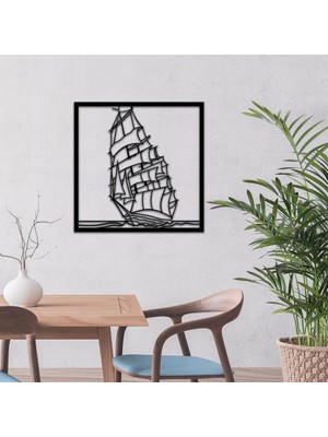 Baupor Gemi Metal Duvar Dekoru