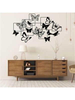 Baupor Kelebekler Metal Duvar Dekoru
