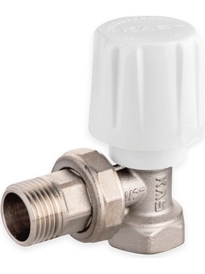 KAS 1/2″ Köşe Rakorlu Radyatör Vana
