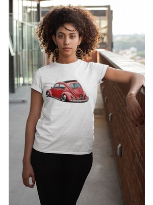 Grif  Beetle Baskılı Kadın T-Shirt