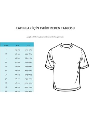 Grif Baskılı Kadın T-Shirt