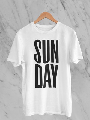 Grif Sunday Baskılı Kadın T-Shirt