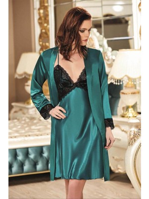 Nurteks Mini Gecelik Sabahlık Takımı 5344