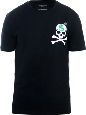 Bonesmen Yuvarlak Yaka T-Shirt "bones Dollar"