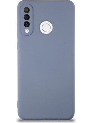 Case World Caseworld Huawei P30 Lite Kapak Içi Kadife Kamera Korumalı Lansman Silikon Kılıf - Petrol Mavisi