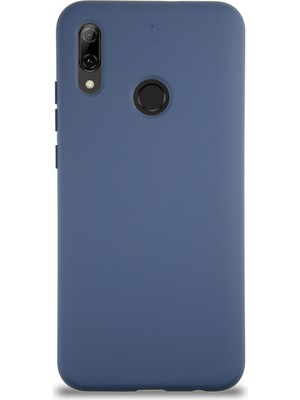 Case World Caseworld Huawei P Smart 2019 Kapak Içi Kadife Lansman Silikon Kılıf - Petrol Mavisi