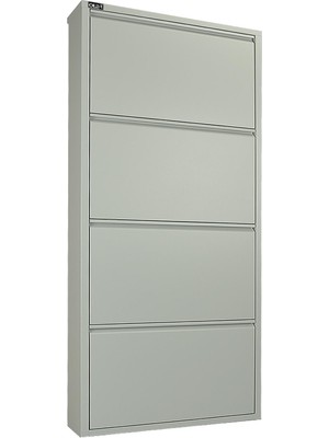 Ata Group 4'lü Metal Ayakkabılık Gri