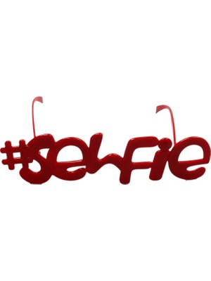 Event Party Store Gözlük Selfie Kırmızı