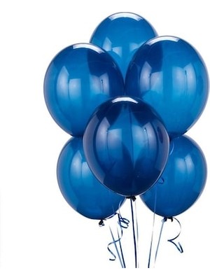 Sivas Süs Dünyası Lacivert Metalik Balon 100 Adet Balonevi