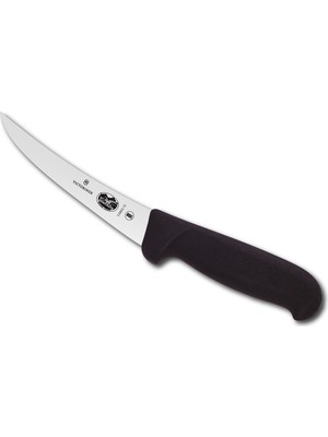 Victorinox Kasap Kemik Sıyırma Bıçağı Eğri 12 cm  Siyah  5.6603.12