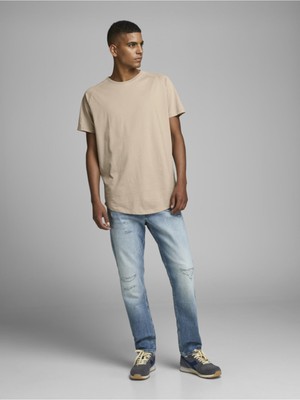 Jack & Jones T-Shirt - Curved Essentials Tee 12164936