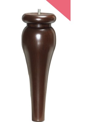 Karakoç Sembol 30 cm Ceviz Vidalı Sehpa,mobilya Ayağı (4 Adet)
