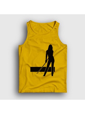 Presmono Unisex Sarı The Bride Film Kill Bill Atlet